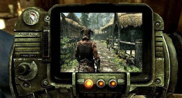 Скайрим выходит на Pip-Boy - Fallout: New Vegas, Fallout 3, Fallout 4, Pip-Boy, Fallout, Skyrim, 9GAG