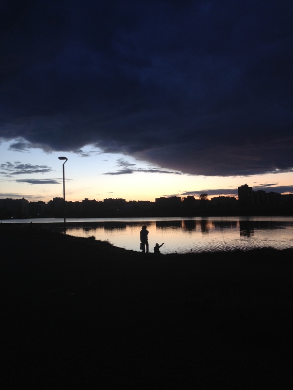 Sunset on the lake - My, Saint Petersburg, The photo, Battle of sunsets, Lake