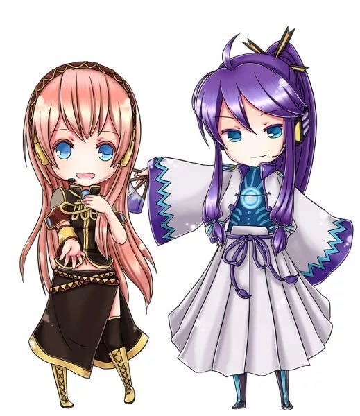 Gakupo and Luka - Vocaloid, , Art, Longpost, Anime, Anime art