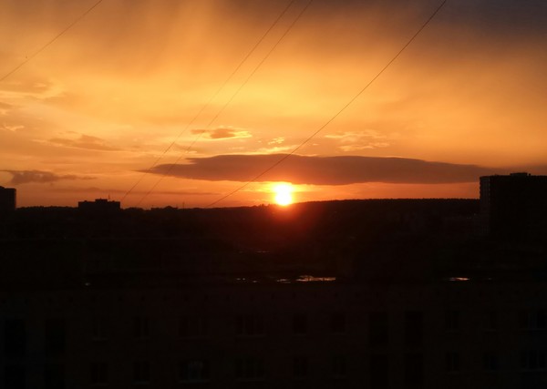 Sunset in Yekaterinburg - My, The photo, Sunset