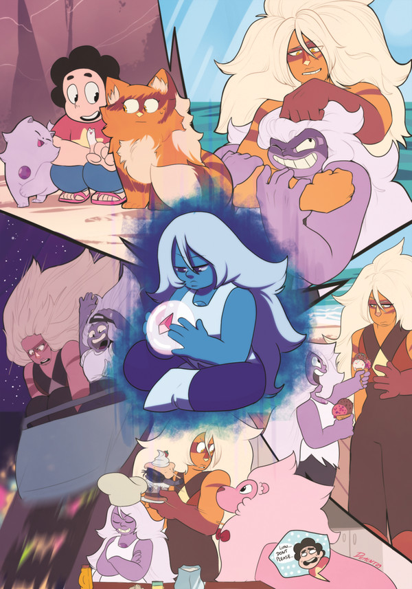 We could be friends... - Steven universe, Jasper, Amethyst