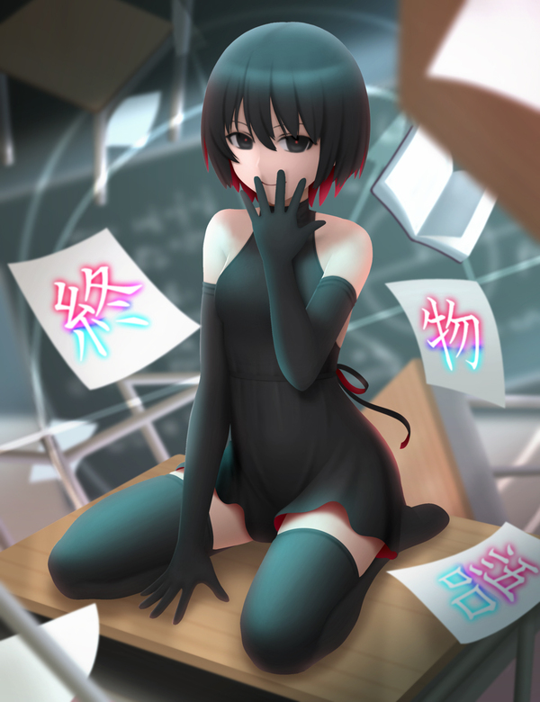 It's your turn to translate - Anime, Anime art, Ougi Oshino, Monogatari series, Art, Siraha