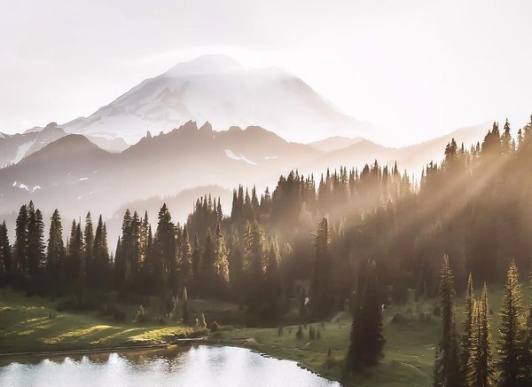 Маунт-Рейнир, Вашингтон - Путешествия, Imagine, Дух захватывает, Мечта, Красивый вид