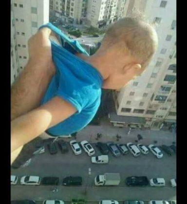 Man jailed in Algiers for photographing child hung from high-altitude window - Court, , Children, Facebook