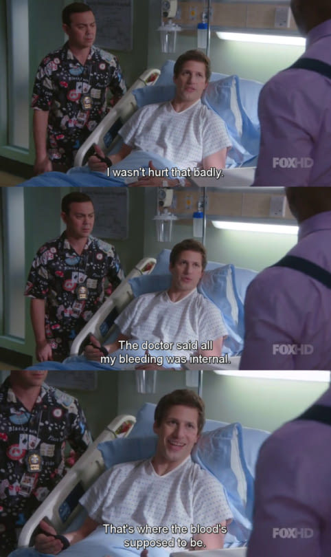 Everything is fine - 9GAG, Brooklyn 9-9, Picture with text, Translation