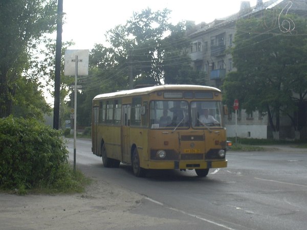 Public transport of the city of Uryupinsk, Volgograd region in 2006. - My, Bus, , Transport, Uryupinsk, Volgograd region, 2006, The photo, Story, Longpost, Liaz-677