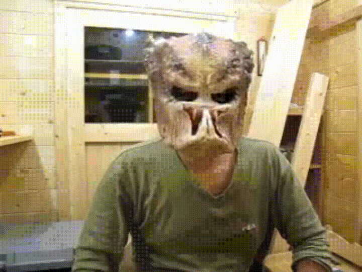 It's beautiful - Mask, Predator, Gorgeous, GIF, 