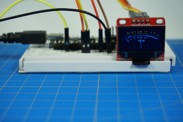 Arduino   . VU meter  OLED . Techn0man1ac, Arduino,  ,  , , , , 