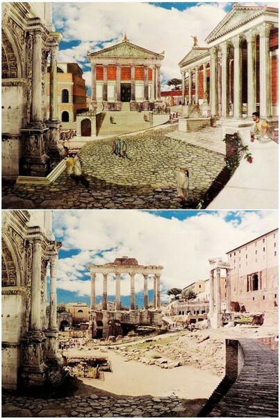 Eternal Rome, past and present. - Story, Rome, Longpost