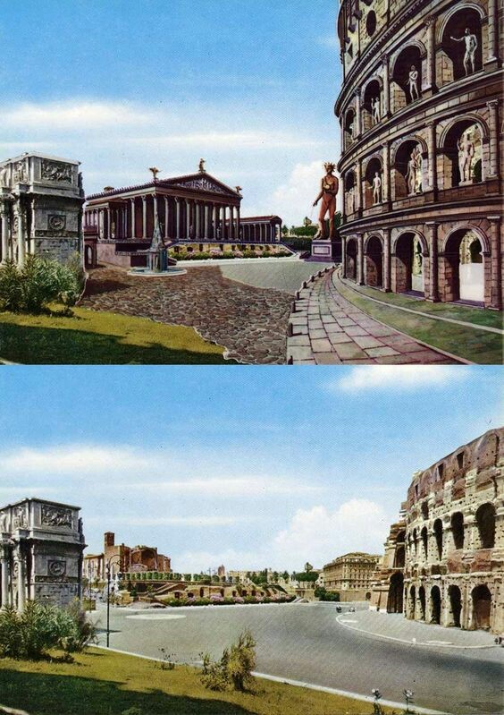 Eternal Rome, past and present. - Story, Rome, Longpost