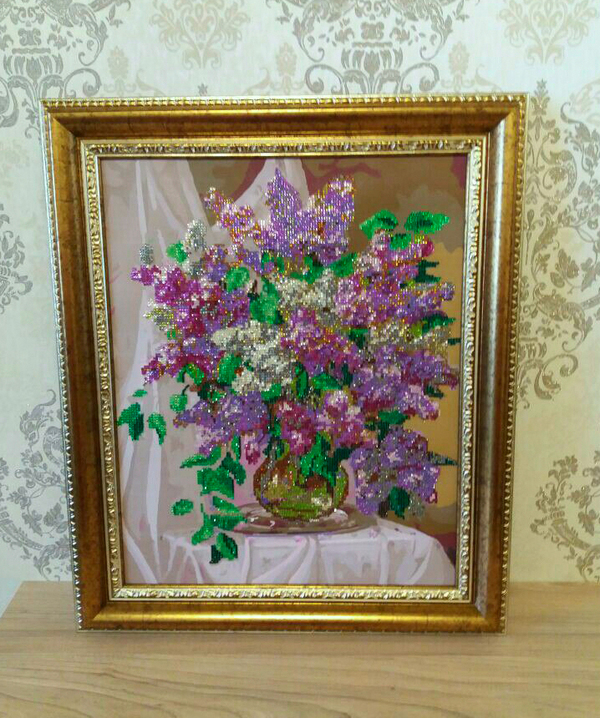 Small hobby. diamond painting - My, Painting, Rhinestones, Creation, Hobby, My, Longpost