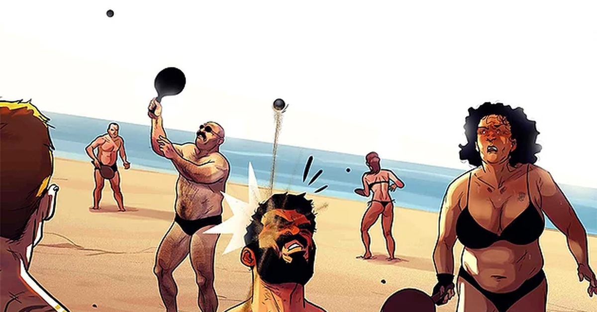 Комикс 18 пляж. Комикс пляж. Пляжные комиксы. День на пляже комикс. Тематика комиксов пляж.