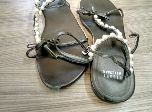 Restoration of summer sandals (flip flops) - My, Repair, , Liquid Skin, Shoe repair, Longpost