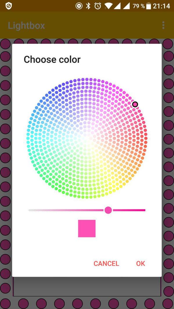 Lightbox с управлением по bluetooth из Androidприложения Пикабу