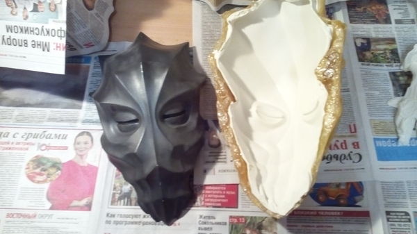 My hobby or what I spend my free time on - My, Hobby, Craft, Mask, With your own hands, Longpost, Manufacturing, Skyrim