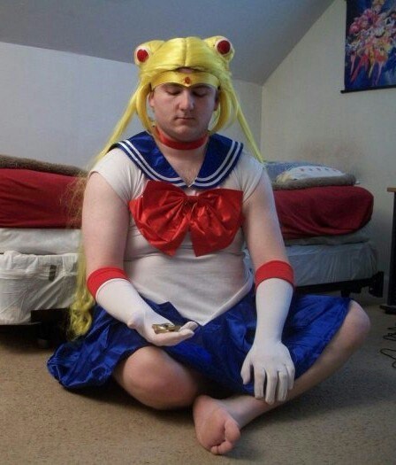 The moment when the lunar prism did not give strength - Sailor Moon, Cartoons, Men, Men