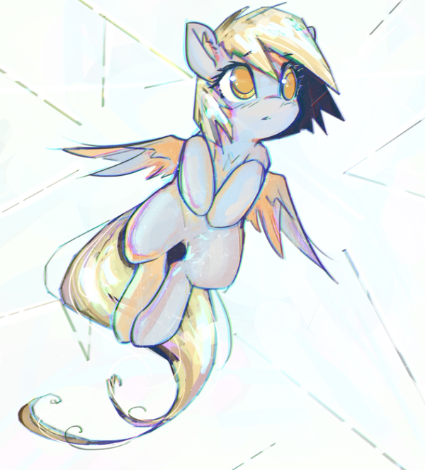 I'm in a dream for far too long My Little Pony, Ponyart, Derpy Hooves, Mirroredsea