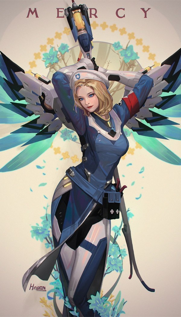 Mercy - Overwatch, Mercy, Haren