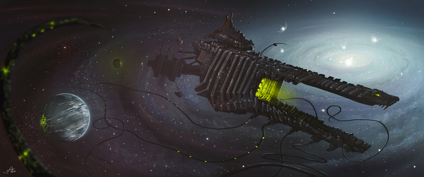 Ancient Invader Spaceship , , ,  ,  , ,  , Speed painting