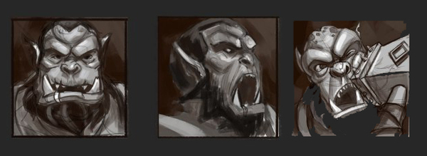We drew icons, but accidentally turned out to be a comic - My, Gamedev, Icon, Orcs, , Game art