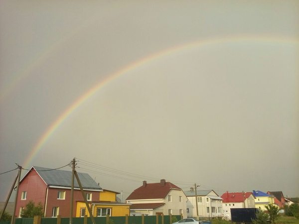 Rainbow in your feed =) - Rainbow, Republic of Belarus, Zaslavl