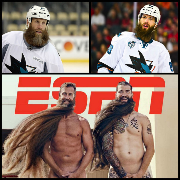 The beard distinguishes the man. - Nhl, Beard, San Jose, Hockey