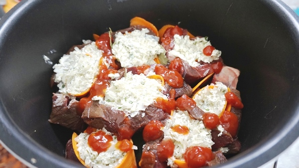 Оленьи "кармашки" Еда, Оленина, Мультиварка, Рецепт, Длиннопост