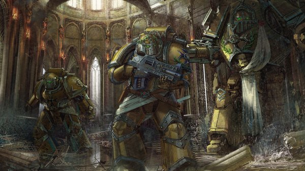 Imperial Fists by hammk Warhammer 40k, Warhammer, Imperial Fists, Wh Art