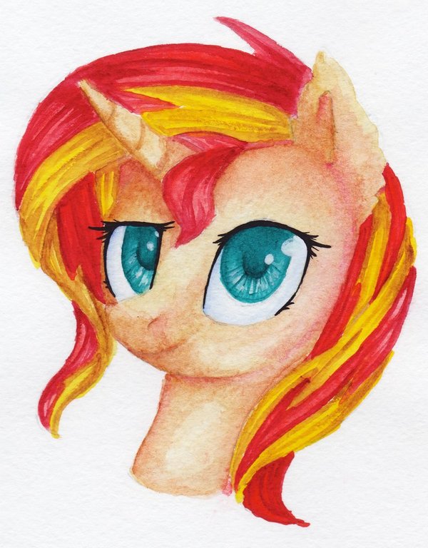 Sunset - My little pony, Equestria girls, Sunset shimmer, Drawing