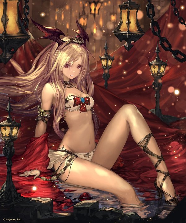 Queen Vampire - Queen Vampire, Купальник, Shadowverse, Shingeki No Bahamut, Вампиры, Аниме, Anime Art