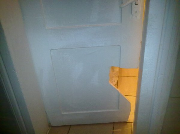 Door with a secret. - My, Toilet, Maternity hospital, Surprise