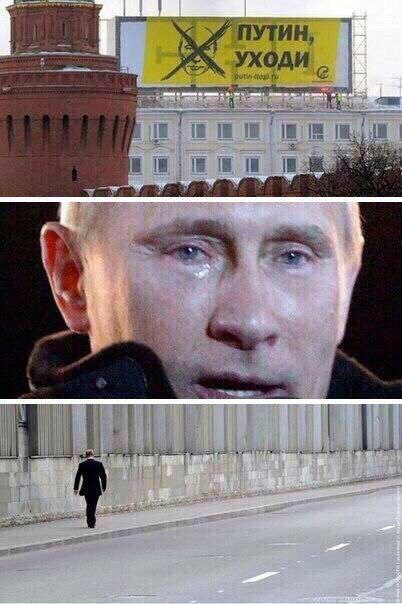 U go away. - Vladimir Putin, Go away, Tears, The president, Politics, Future