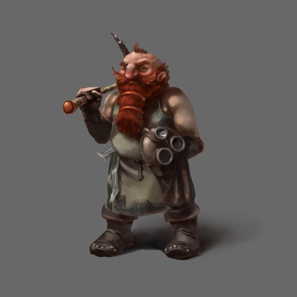 Dwarf Dwarf - My, Ingirat, Art, The author's world, Fantasy