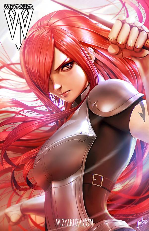 Erza Scarlet Anime Art, , Erza Scarlet, Fairy Tail