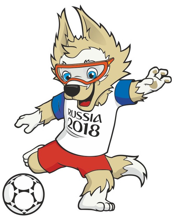 Mascot of the 2018 FIFA World Cup Zabivak the Wolf - vector images - Longpost, , Download, Clipart, Vector graphics, , Zabivaka