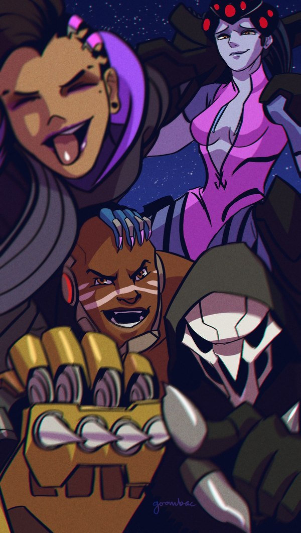"" Overwatch, Doomfist, Sombra, Reaper, Widowmaker