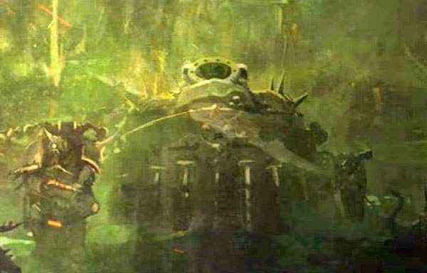 The first Death Guard tanks have been sighted in the Ultima Segmentum! - Warhammer 40k, Warhammer, Death guard, Wh News