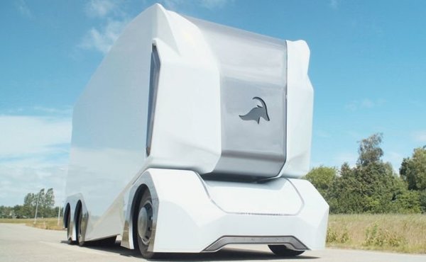 SELF-DRIVING T-POD TRUCK WITH NO CABIN - , Concept, Unmanned vehicle, Video, Longpost