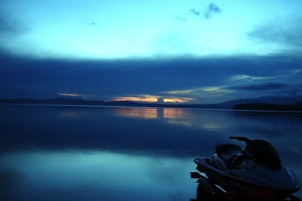 The Battle of Sunsets... Lake Tunaicha, Fr. - My, Battle of sunsets, Sunset