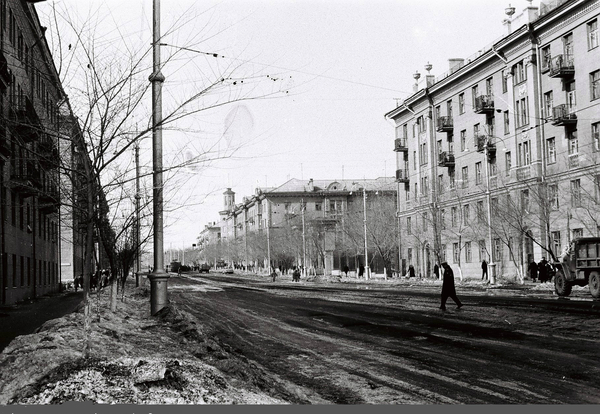 Club History of Magnitogorsk An old photo of Magnitogorsk. - Magnitogorsk, The street, Magnitka, Real life story, The photo, Past, Longpost