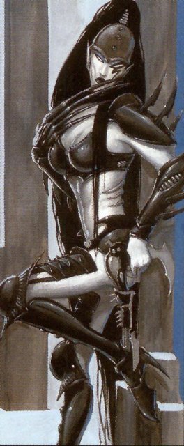 Dark eldar - NSFW, Art, Dark eldar, Wych, Warhammer 40k, Longpost