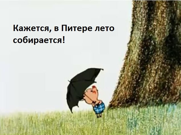 Кажется, в Питере лето собирается!