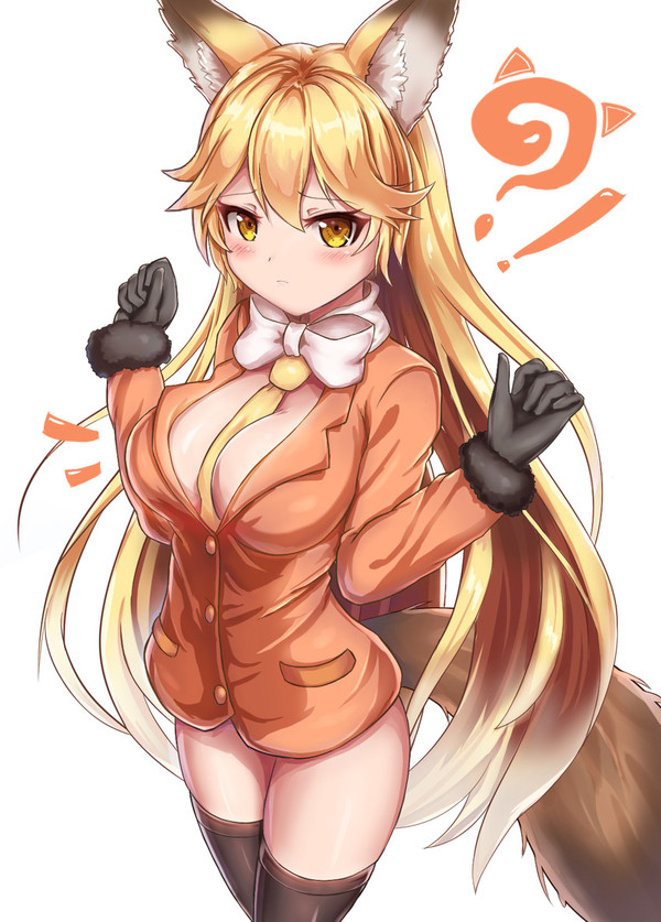 Anime Art - Аниме, Anime Art, Kemono Friends, Ezo Red Fox