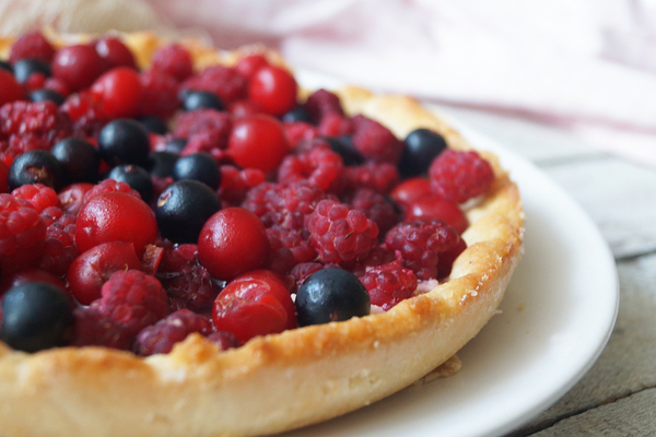 Easy berry tart recipe - My, Recipe, Photorecept, Dessert, Dessert recipes, Food, Cooking, Longpost