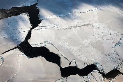 A trillion-ton iceberg breaks off a glacier in Antarctica - Antarctica, Iceberg