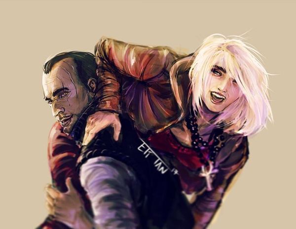 Lambert and Keira - Witcher, Lambert, Keira Metz, Art