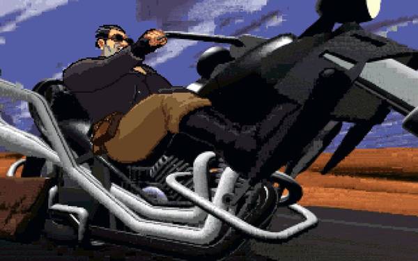 Continuing the theme of old games - Nostalgia, Rock, Harley-davidson, Computer games, Full Throttle, Longpost, Video