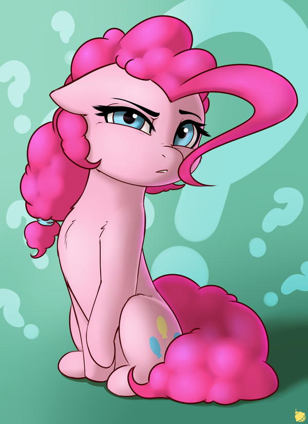 Suspicious Ponk - My little pony, Pinkie pie, CaptainPudgeMuffin