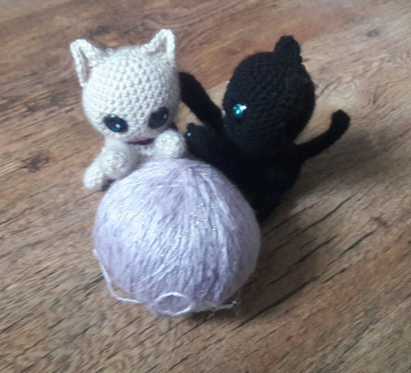 And what do we have here? - My, Knitted toys, Crochet, Needlework, Needlemen, Needlework without process, Do not throw your slippers, Longpost