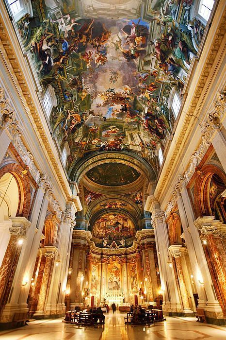 Church of Sant'Ignazio, Rome - Rome, Fresco, Church, Baroque